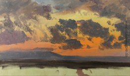 Himmel bei Sonnenuntergang, Jamaica, West Indies