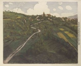 Landschaft von Belmont, in der Nähe von Lausanne