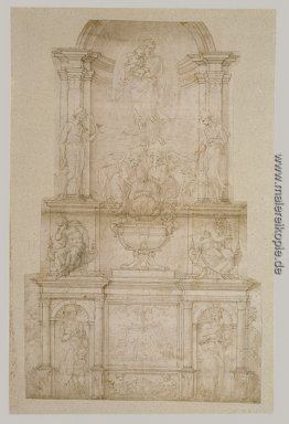 Design für Julius II Grab (erste Version)