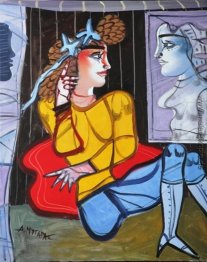 Frau im Spiegel Frau im Spiegel