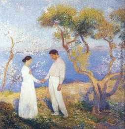 Landschaft mit Paar Landschaft mit Paar