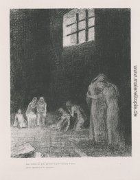 Im Schatten Leute weinen und zu beten, von anderen umgeben, die Im Schatten Leute weinen und zu beten, von anderen umgeben, die