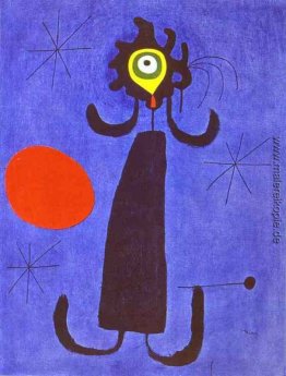Frau vor der Sonne