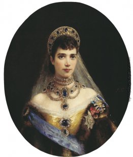 Porträt von Maria Fjodorowna (Dagmar von Dänemark)