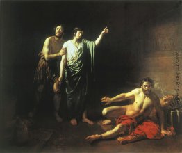 Joseph deutet Träume Butler und Baker, schloss mit ihm im Gefäng