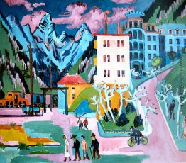 Bahnhof in Davos