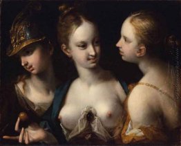 Pallas Athene, Venus und Juno