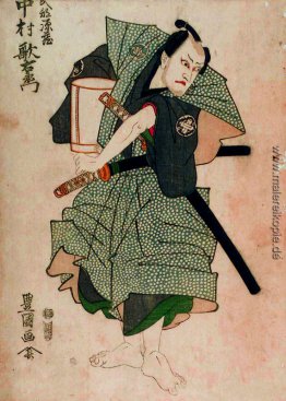 Utaemon Nakamura III als Genzo Takebe durch Toyokuni Utagawa I