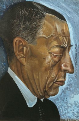 Porträt von Sergei Rachmaninoff