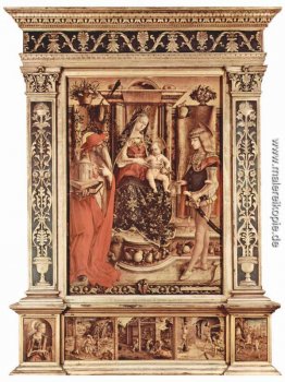 Thronende Maria, St. Hieronymus und St. Sebastian