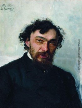 Porträt des Künstlers Ivan P. Pohitonov