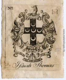 Isaiah Thomas Bookplate Isaiah Thomas Bookplate