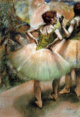 Tänzer, Rosa und Grün