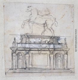 Entwurf für eine Statue von Henry II von Frankreich