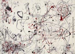 Number 4 (grau und rot)
