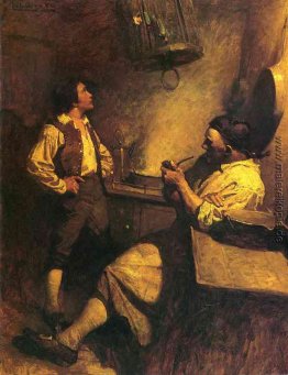 Jim Hawkins, Long John Silver und sein Papagei