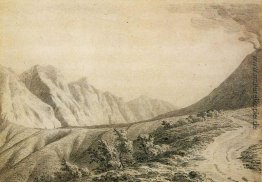 Studie über die Terrain in der Nähe von Vesuvius