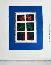 Der Pelargonium in der Fenster-