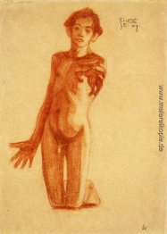 Hinknien Junger Mann Hinknien Junger Mann