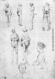 Gehängt Männer und zwei Portraits Gehängt Männer und zwei Portraits