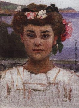Leiter der Mädchen. Porträt von Z. S. Khaminova.