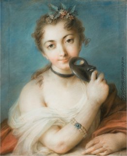 Female Portrait mit Maske