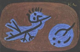Blue bird Kürbis