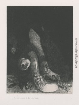 Blumen fallen, und der Kopf eines python erscheint (Platte 5)