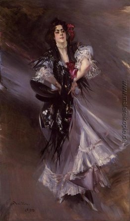 Porträt von Anita de la Ferie - The Spanish Dancer