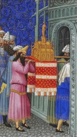 Die Lade Gottes in den Tempel getragen