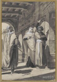 Girart de Roussillon von seiner Frau Ameline umgewandelt Girart de Roussillon von seiner Frau Ameline umgewandelt