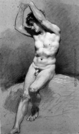 Seated Male Nude