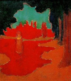 Flecken von Sonnenlicht auf der Terrasse