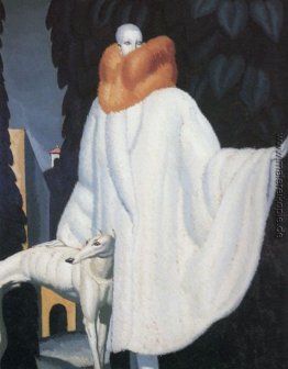Frau mit Stola