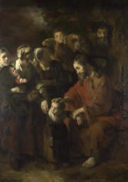 Christus segnet die Kinder
