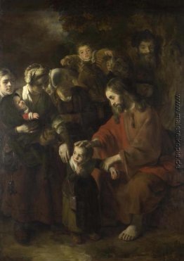 Christus segnet die Kinder