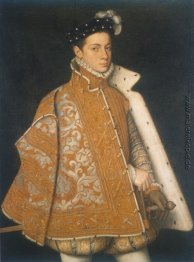 Ein Porträt einer jungen Alessandro Farnese, der zukünftige Herz Ein Porträt einer jungen Alessandro Farnese, der zukünftige Herz