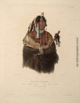 Mándeh Páhchu ein Junge Mandan Indian, Platte 24 aus Band 1 der