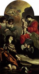 St. Michael widmete seine Waffen, die der Jungfrau St. Michael widmete seine Waffen, die der Jungfrau