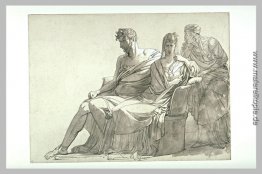 Studie für das Gemälde Phaedra und Hippolytus