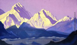 Himalaya. Sonnenuntergang.