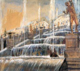 Schloss Peterhof. Große Kaskade