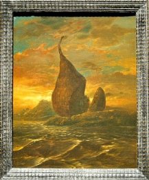 Eine Birne in der Landschaft Eine Birne in der Landschaft