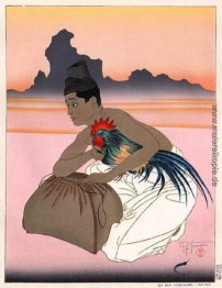 Die beiden Gegner (rechts). Coree