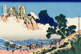 Die Rückseite des Fuji vom Minobu Fluss