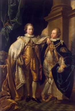 Porträt von George, Prinz von Wales und Prince Frederick, später