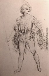 Zeichnung eines Kostüm