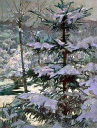 Schnee in den Morgen