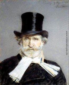 Porträt von Guiseppe Verdi (1813-1901)