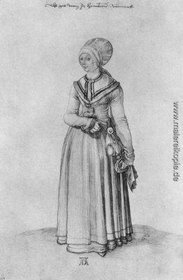 Nürnberg Frau im Hauskleid